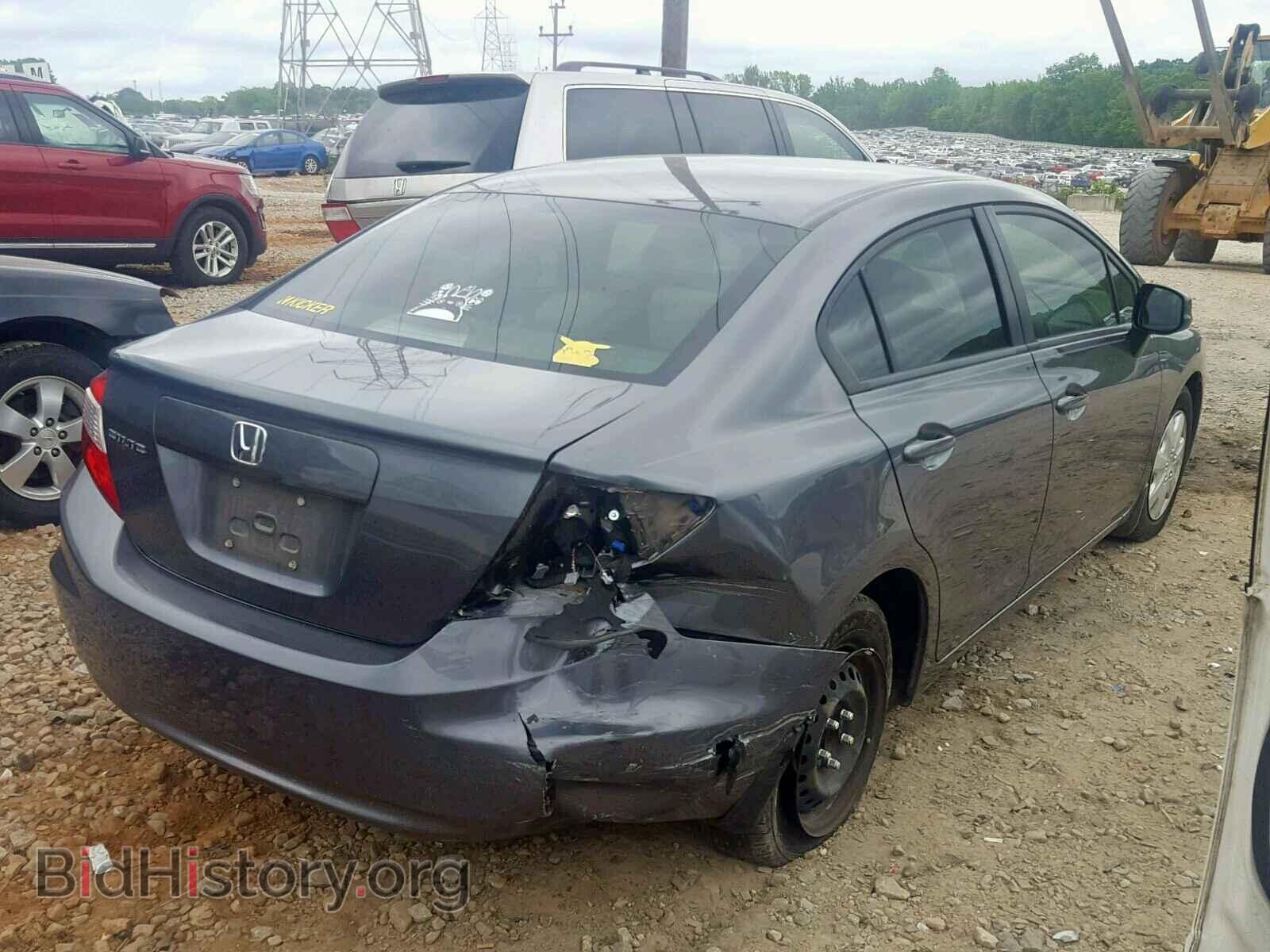 2012 HONDA CIVIC LX - VIN: 19XFB2F54CE045294 - Фото 4