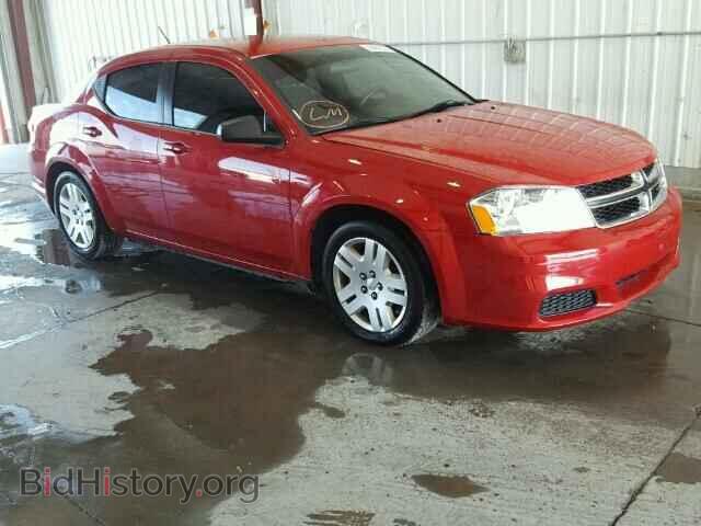 Photo 1C3CDZAB6EN224779 - DODGE AVENGER 2014
