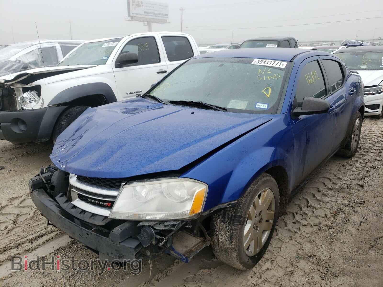 2013 DODGE AVENGER - VIN: 1C3CDZAB7DN514432 - Фото 2