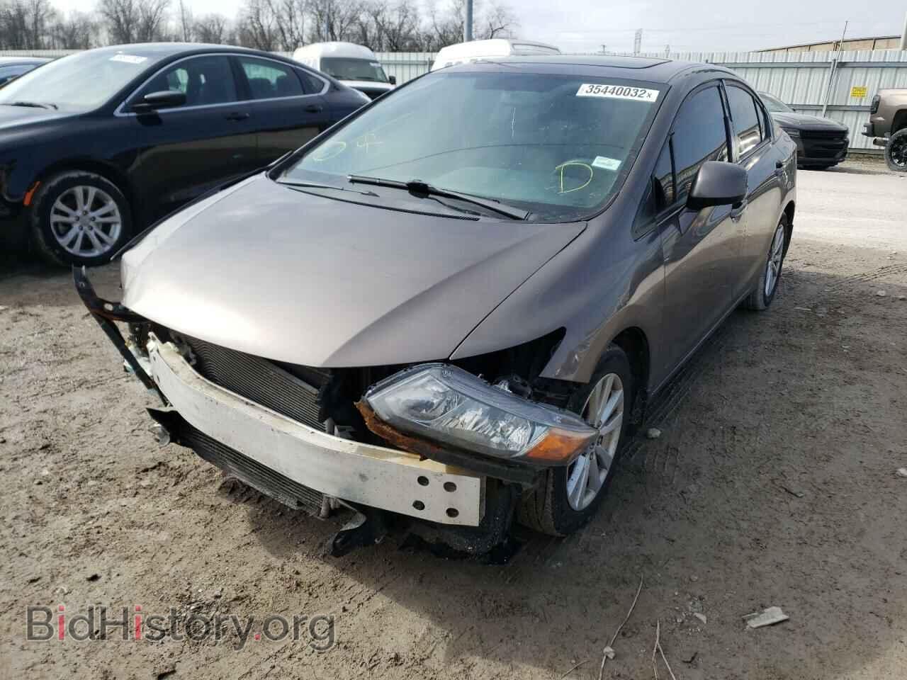 2012 HONDA CIVIC - VIN: 2HGFB2F87CH524504 - Фото 2