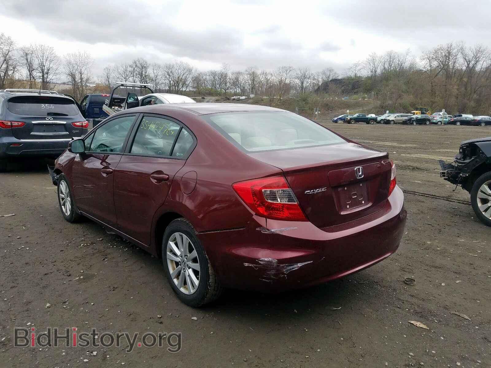 2012 HONDA CIVIC - VIN: 19XFB2F85CE357392 - Фото 3