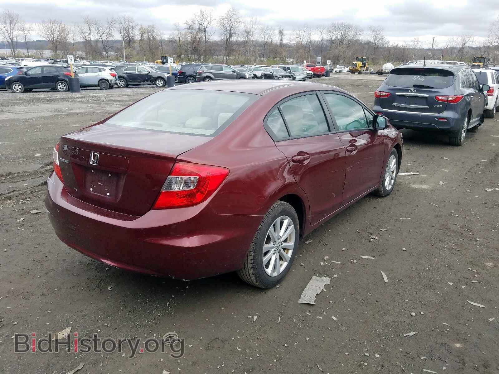 2012 HONDA CIVIC - VIN: 19XFB2F85CE357392 - Фото 4