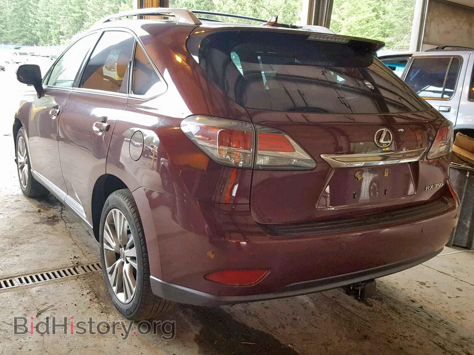 2013 LEXUS RX 350 - VIN: 2T2BK1BA1DC220835 - Фото 3