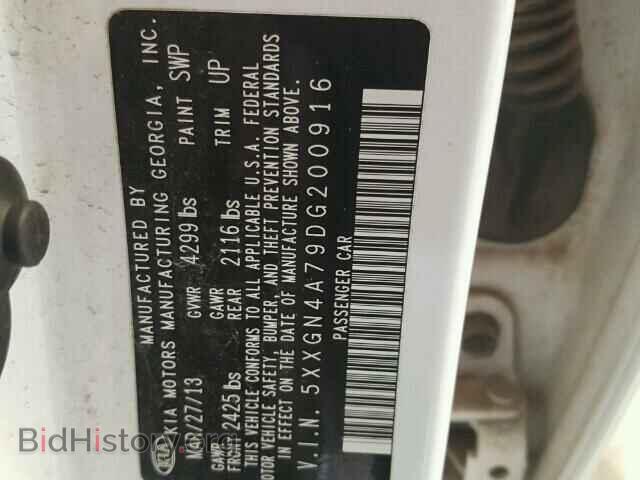 2013 KIA OPTIMA - VIN: 5XXGN4A79DG200916 - Фото 10