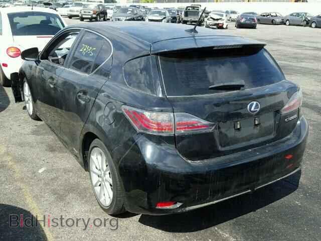 2012 LEXUS CT 200 - VIN: JTHKD5BH7C2103713 - Фото 3