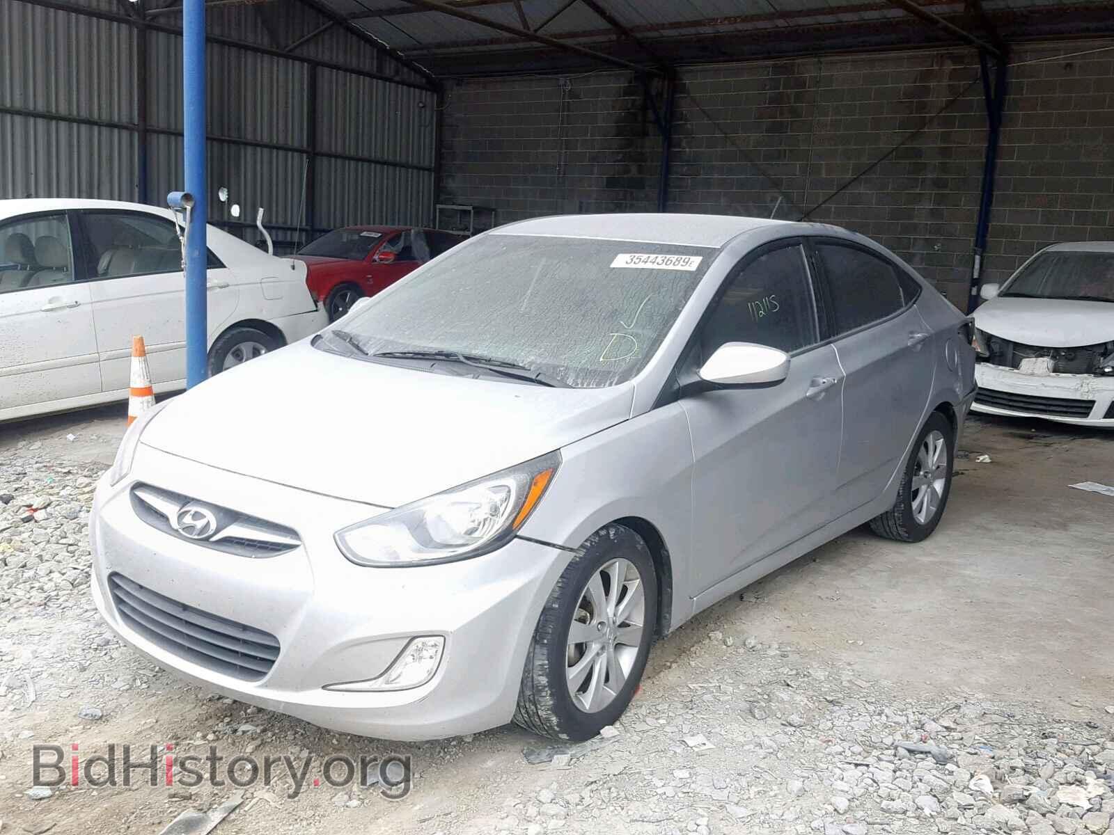 2012 HYUNDAI ACCENT - VIN: KMHCU4AE1CU180620 - Фото 2