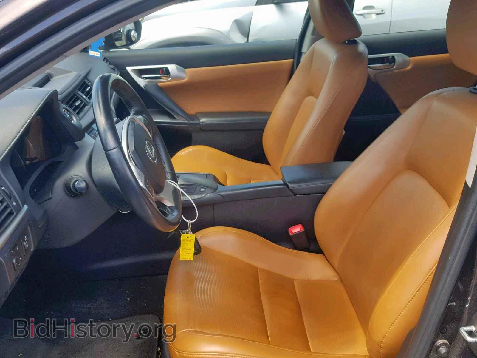 2012 LEXUS CT 200 - VIN: JTHKD5BH6C2118929 - Фото 5