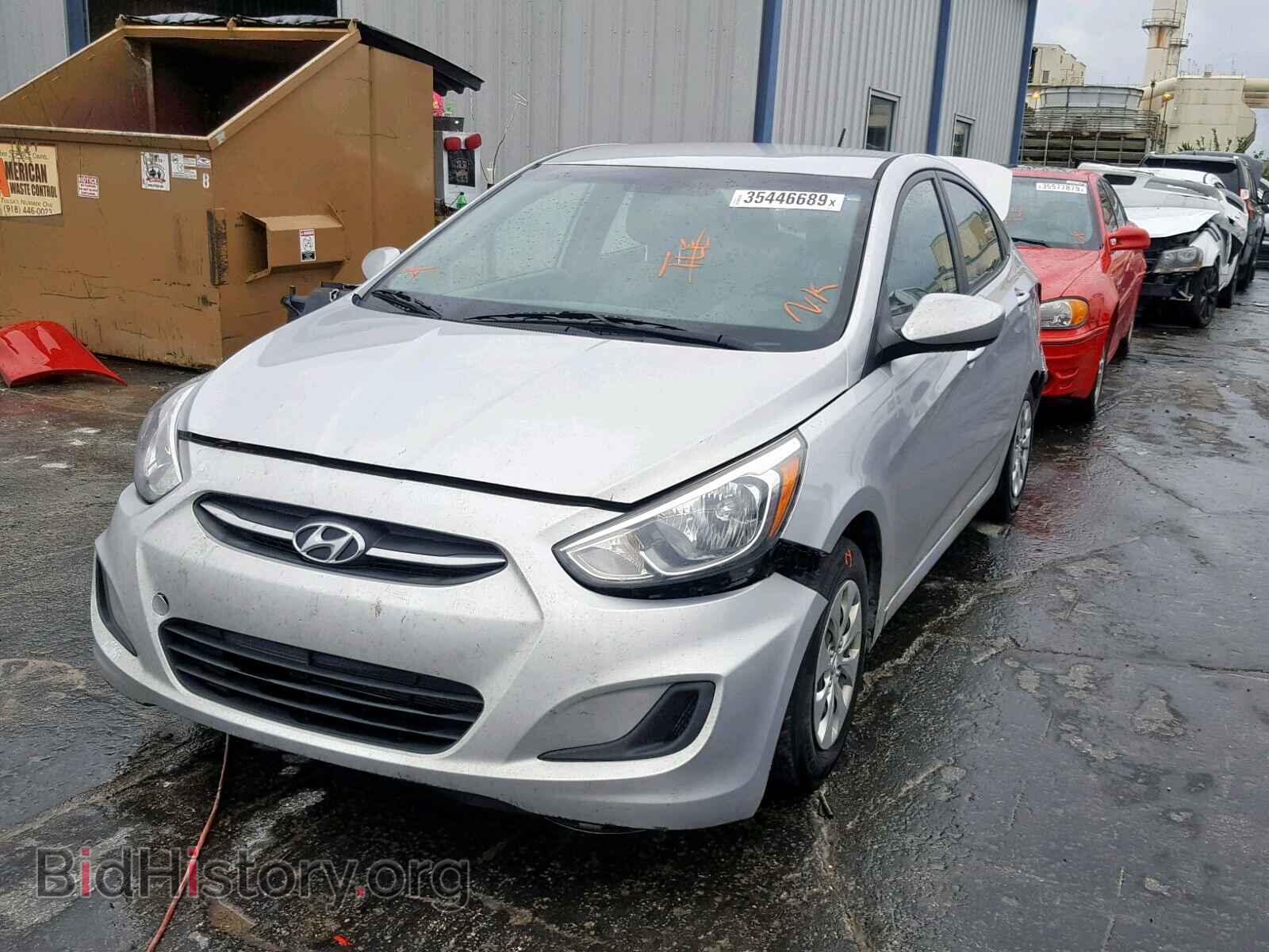 2016 HYUNDAI ACCENT - VIN: KMHCT4AE7GU046168 - Фото 2
