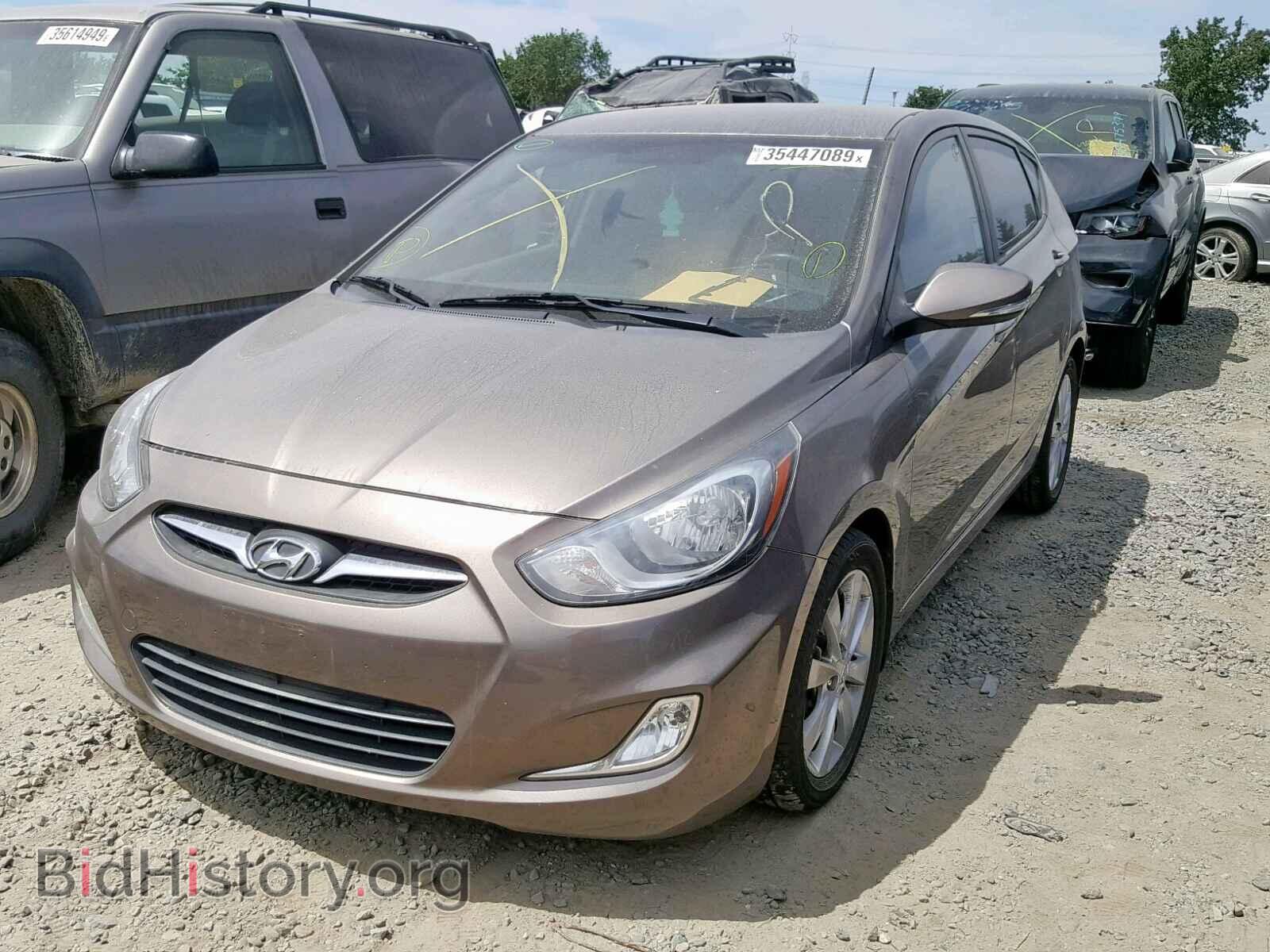 2013 HYUNDAI ACCENT - VIN: KMHCU5AE8DU132328 - Фото 2
