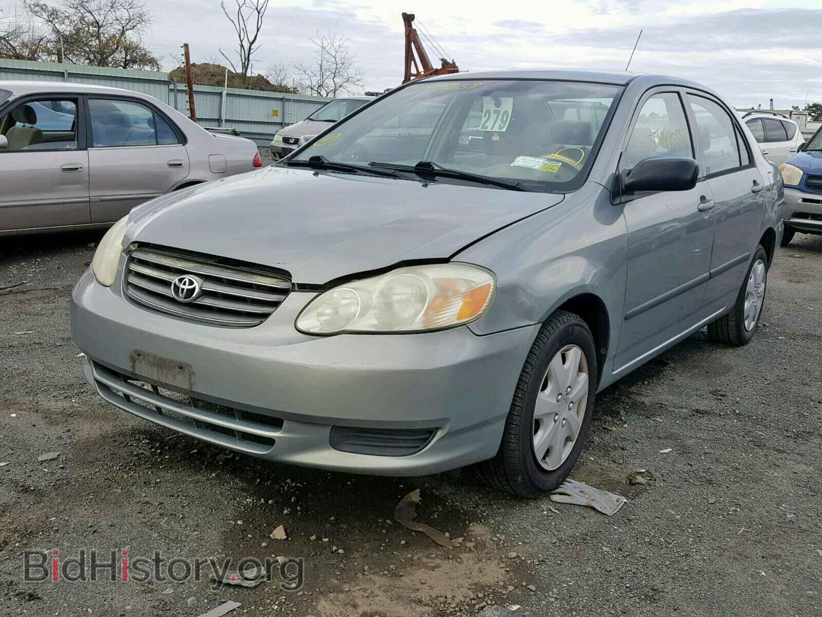 2003 TOYOTA COROLLA - VIN: 2T1BR32E83C004493 - Фото 2