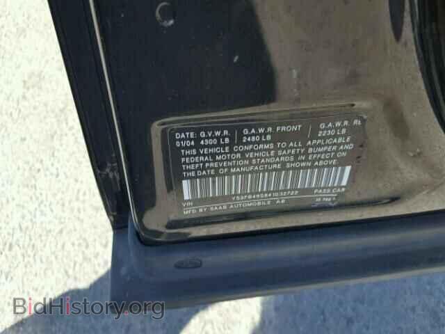 2004 SAAB 9 3 - VIN: YS3FB49S841032722 - Photo 10