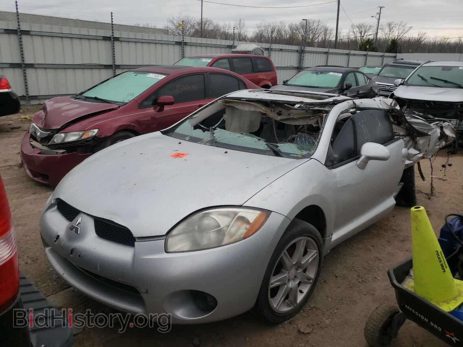 2007 MITSUBISHI ECLIPSE - VIN: 4A3AK64F77E072937 - Фото 2