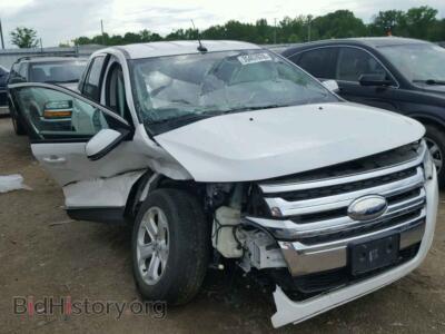 2013 Ford EDGE Edge SEL, white — VIN 2FMDK3JC7DBE23423, Copart