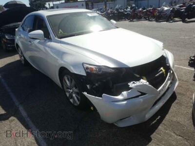 2014 Lexus IS IS 250, белый — VIN JTHBF1D23E5035293, Copart