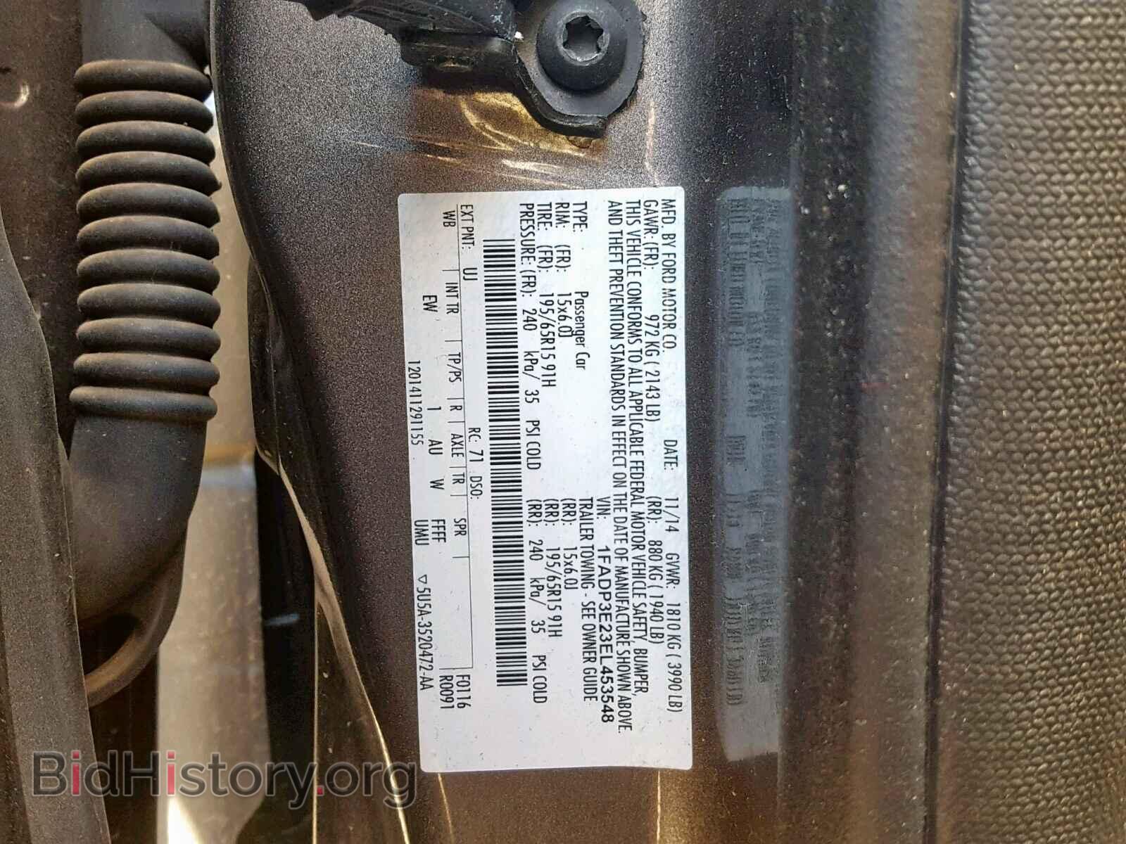 2014 FORD FOCUS - VIN: 1FADP3E23EL453548 - Photo 10