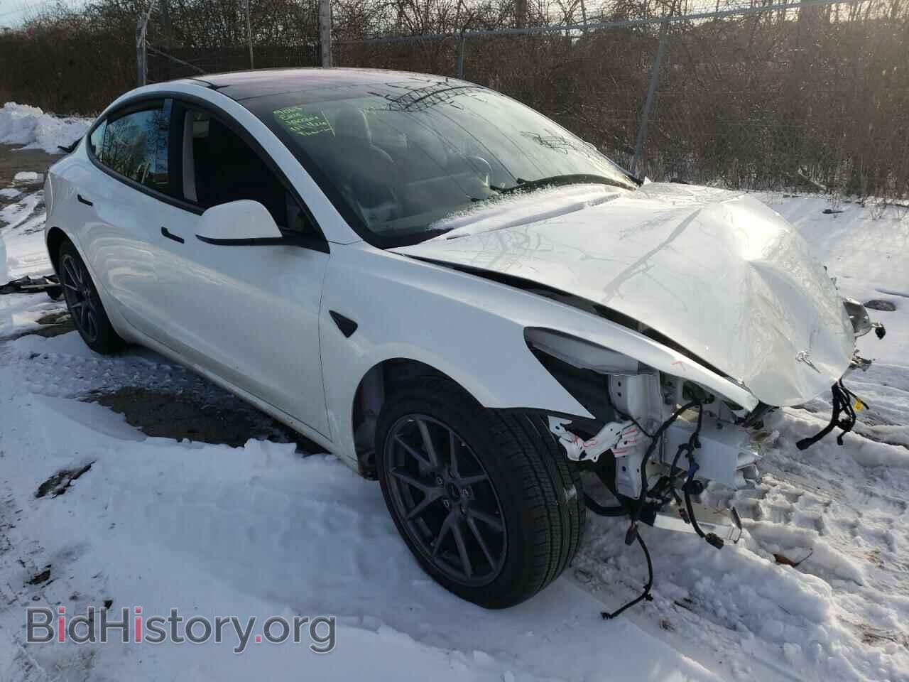 Photo 5YJ3E1EA8MF961202 - TESLA MODEL 3 2021