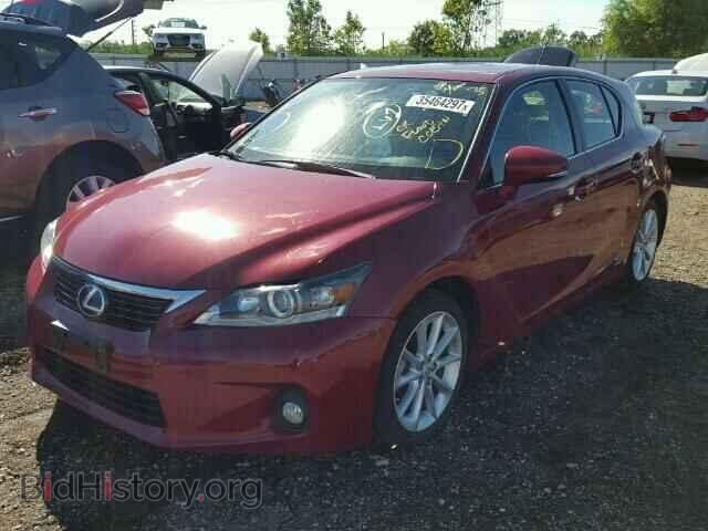 2012 LEXUS CT 200 - VIN: JTHKD5BH3C2095870 - Фото 2