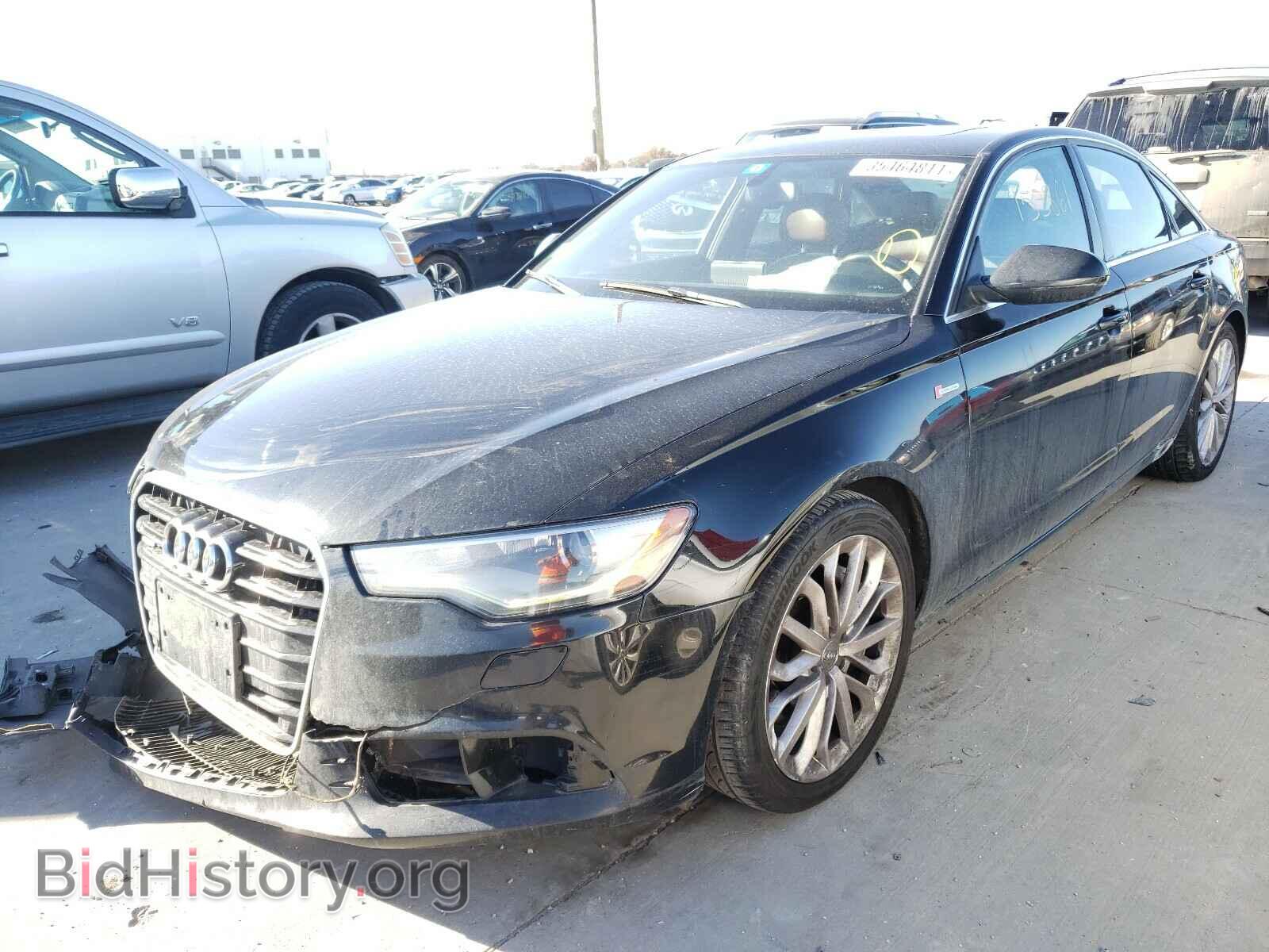 2012 AUDI A6 - VIN: WAUGGAFC5CN047868 - Фото 2