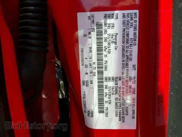 2014 FORD FOCUS - VIN: 1FADP3F27EL199499 - Фото 10