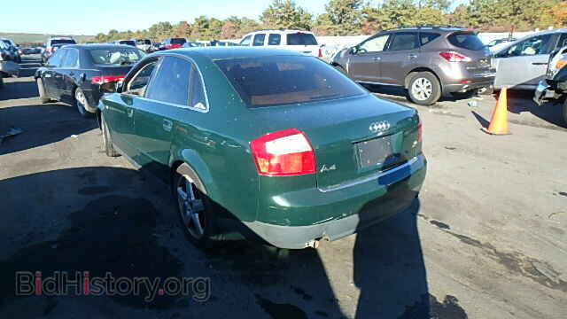 2002 AUDI A4 - VIN: WAULT68E02A163152 - Фото 3