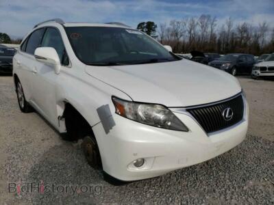2012 Lexus RX350 RX 350, белый — VIN 2T2BK1BA3CC123473, Copart