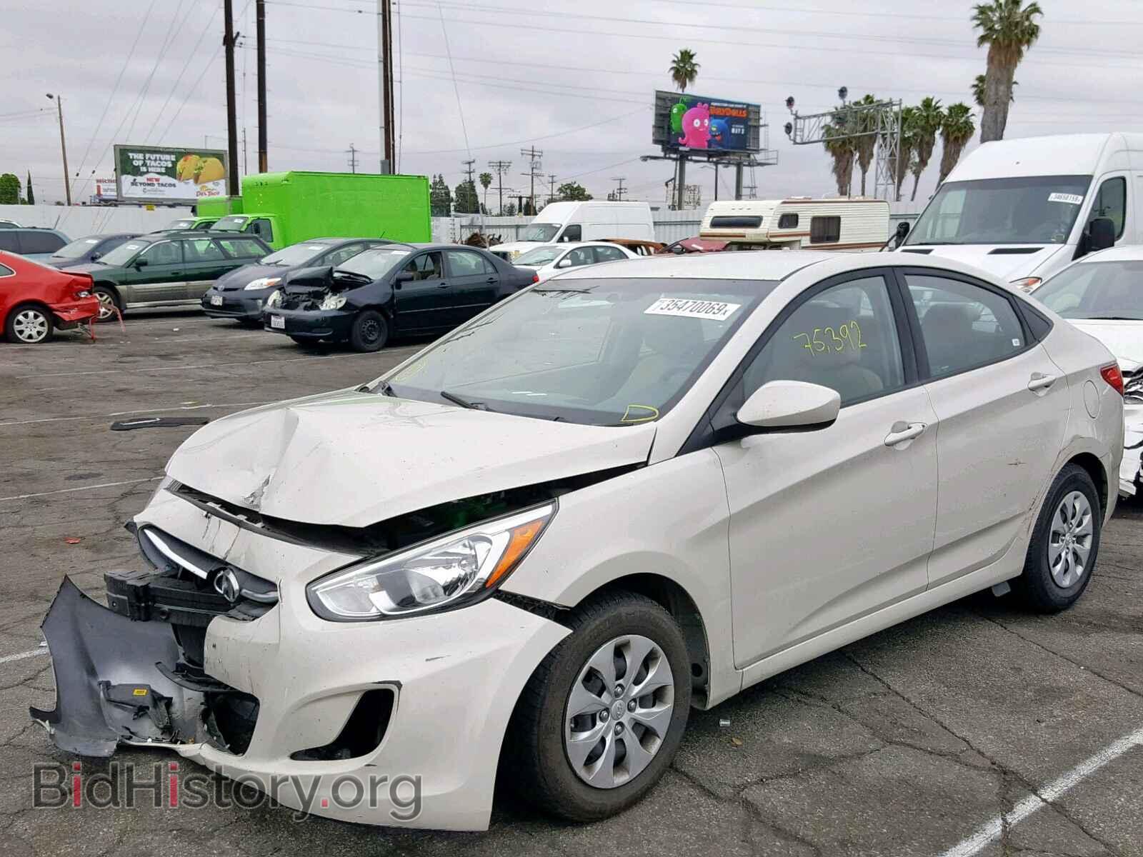 2016 HYUNDAI ACCENT - VIN: KMHCT4AE8GU096321 - Фото 2