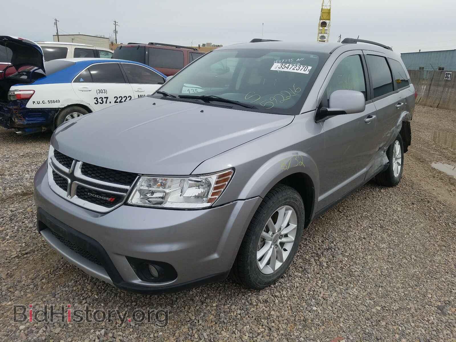 2017 DODGE JOURNEY - VIN: 3C4PDDBG6HT592216 - Фото 2