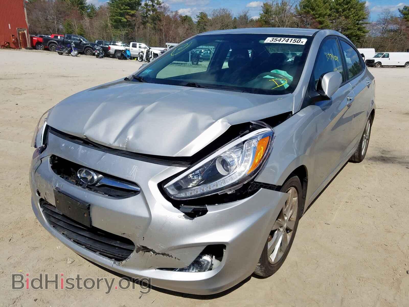 2014 HYUNDAI ACCENT - VIN: KMHCU4AE7EU747187 - Фото 2