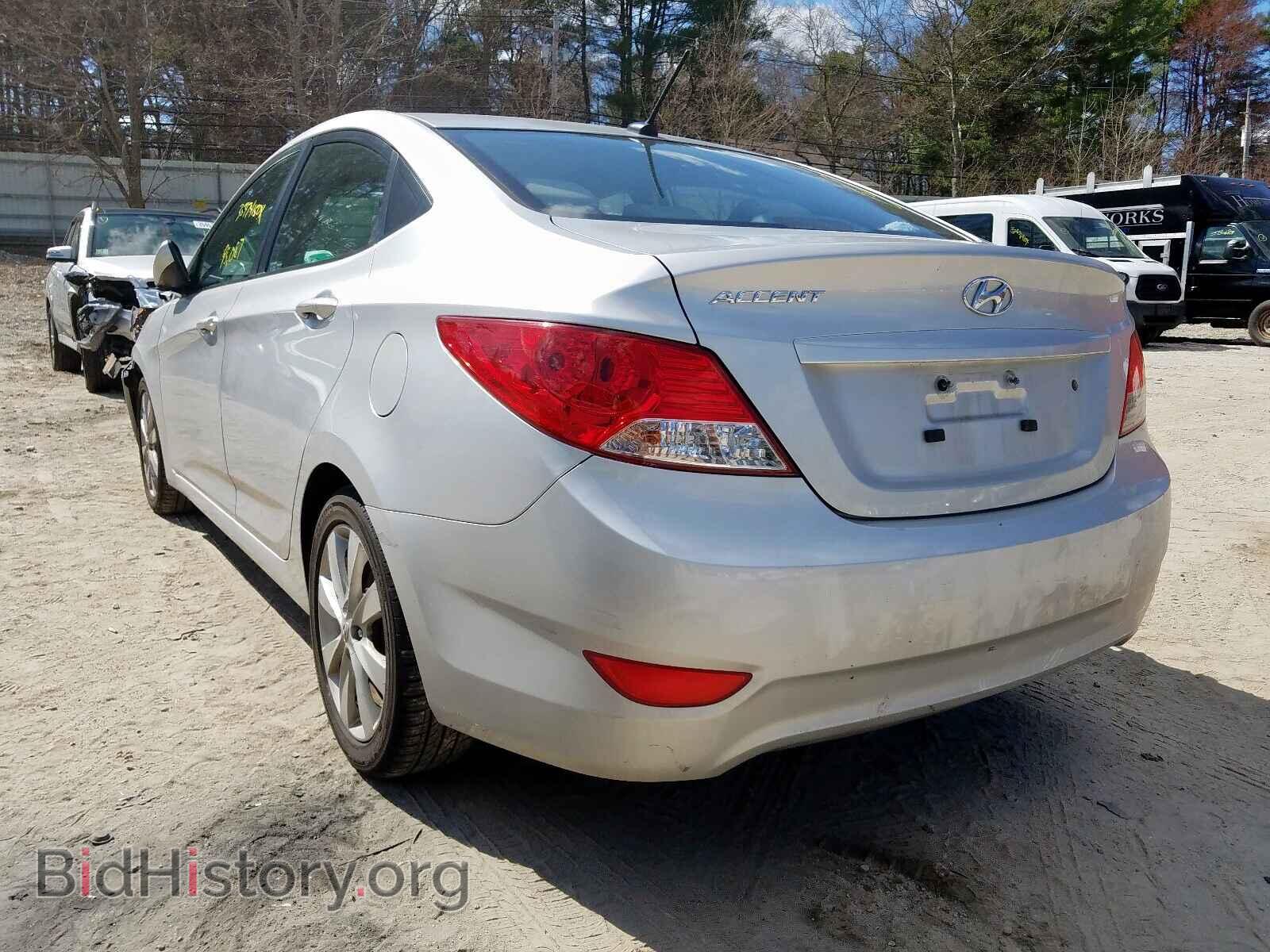 2014 HYUNDAI ACCENT - VIN: KMHCU4AE7EU747187 - Фото 3