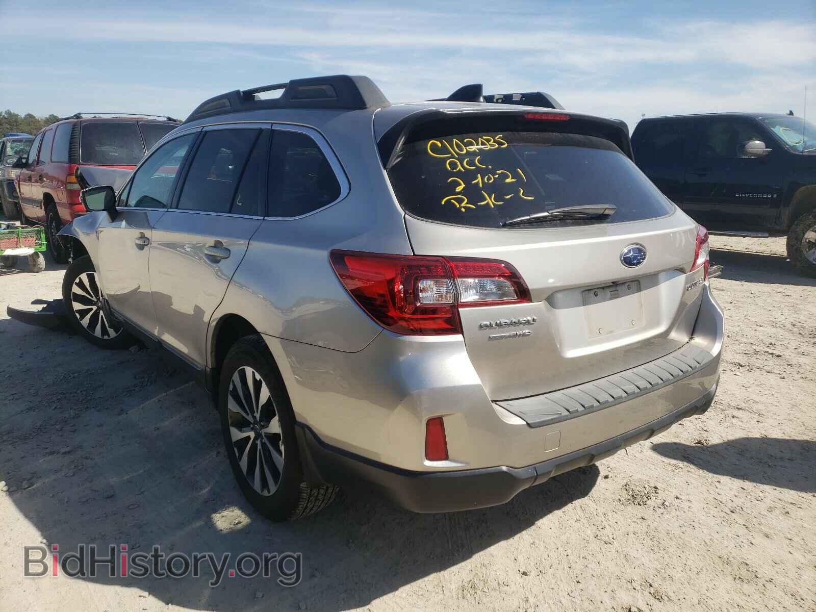 2016 SUBARU OUTBACK - VIN: 4S4BSBNC8G3291319 - Фото 3
