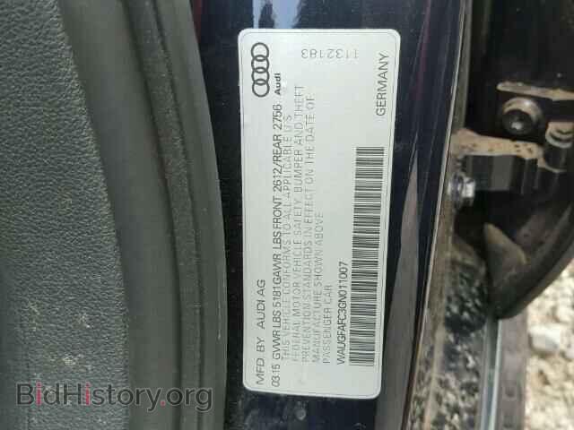 2016 AUDI A6 - VIN: WAUGFAFC3GN011007 - Фото 10