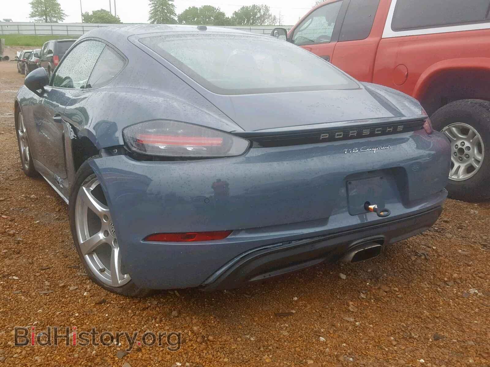 2018 PORSCHE CAYMAN - VIN: WP0AA2A89JS260291 - Фото 3