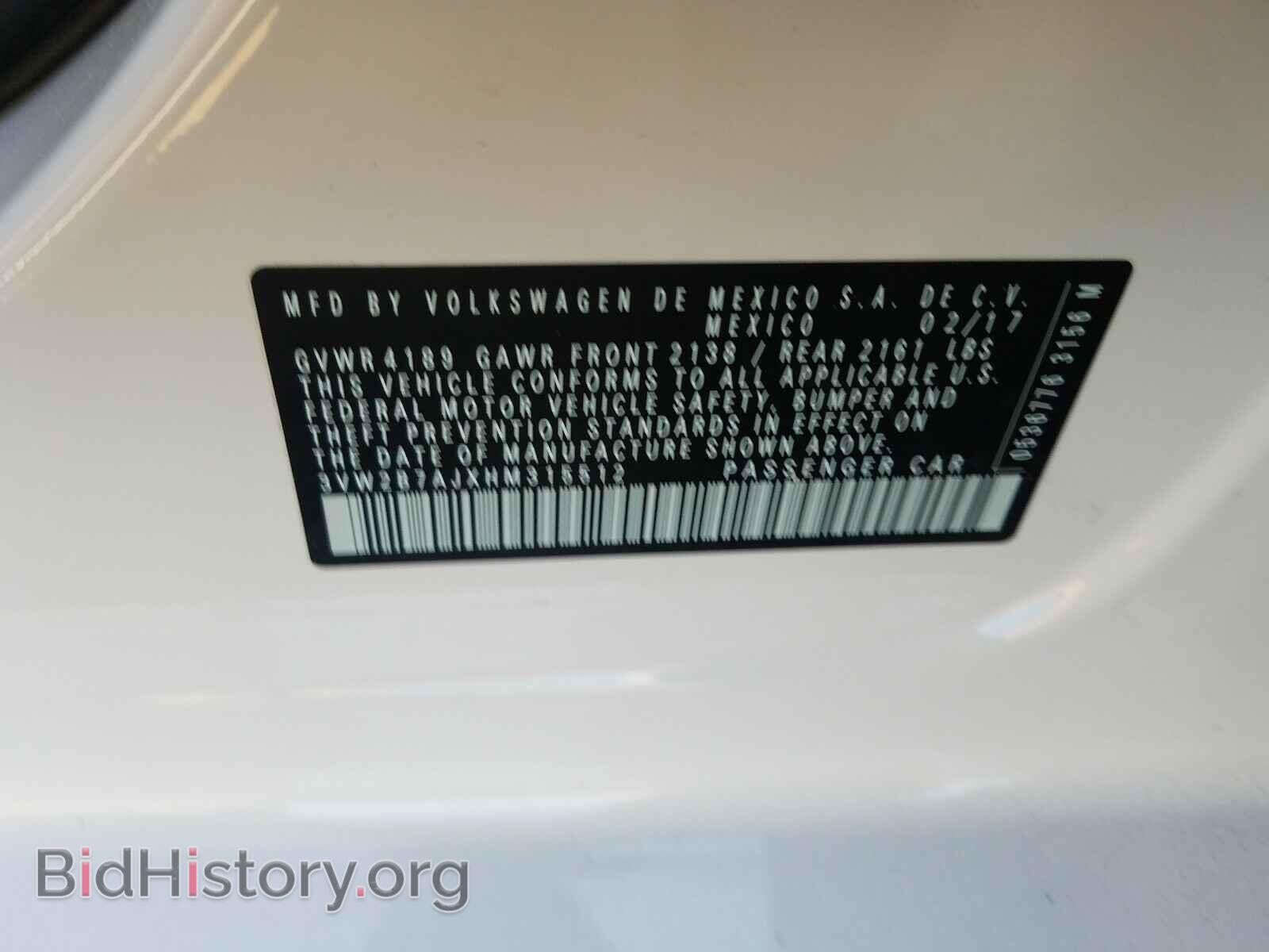 2017 VOLKSWAGEN JETTA - VIN: 3VW2B7AJXHM315512 - Фото 10