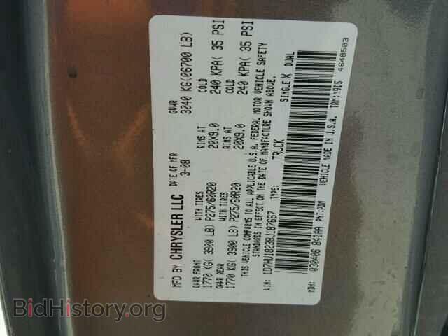 2008 DODGE RAM 1500 - VIN: 1D7HU18238J187667 - Фото 10