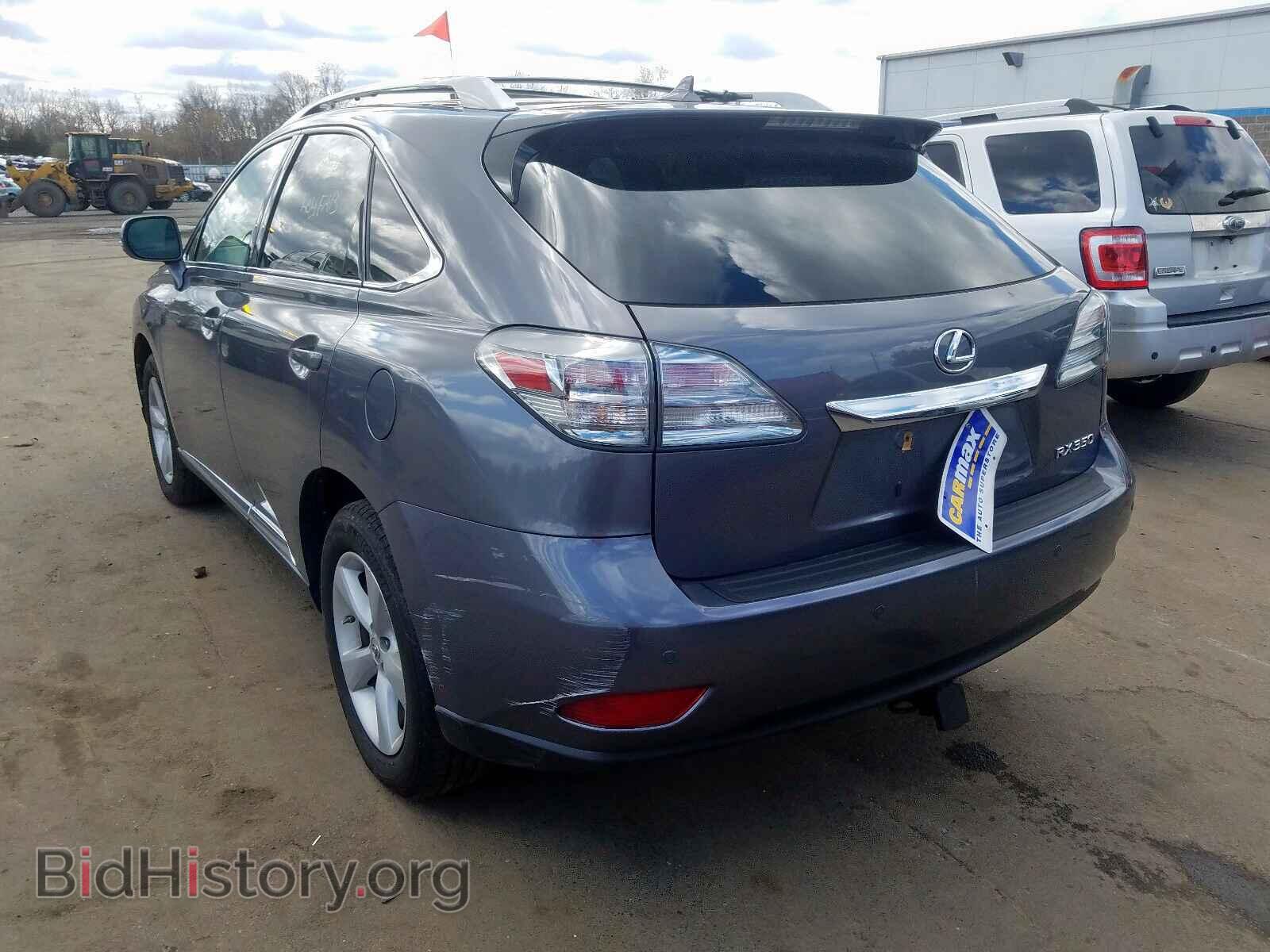 2012 LEXUS RX350 - VIN: 2T2BK1BA3CC147286 - Фото 3