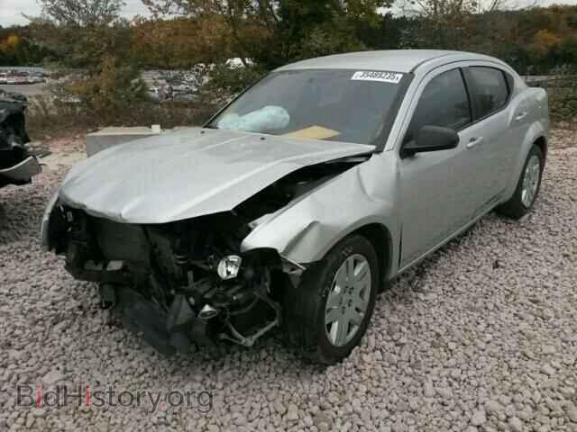 2011 DODGE AVENGER - VIN: 1B3BD4FB8BN625041 - Фото 2