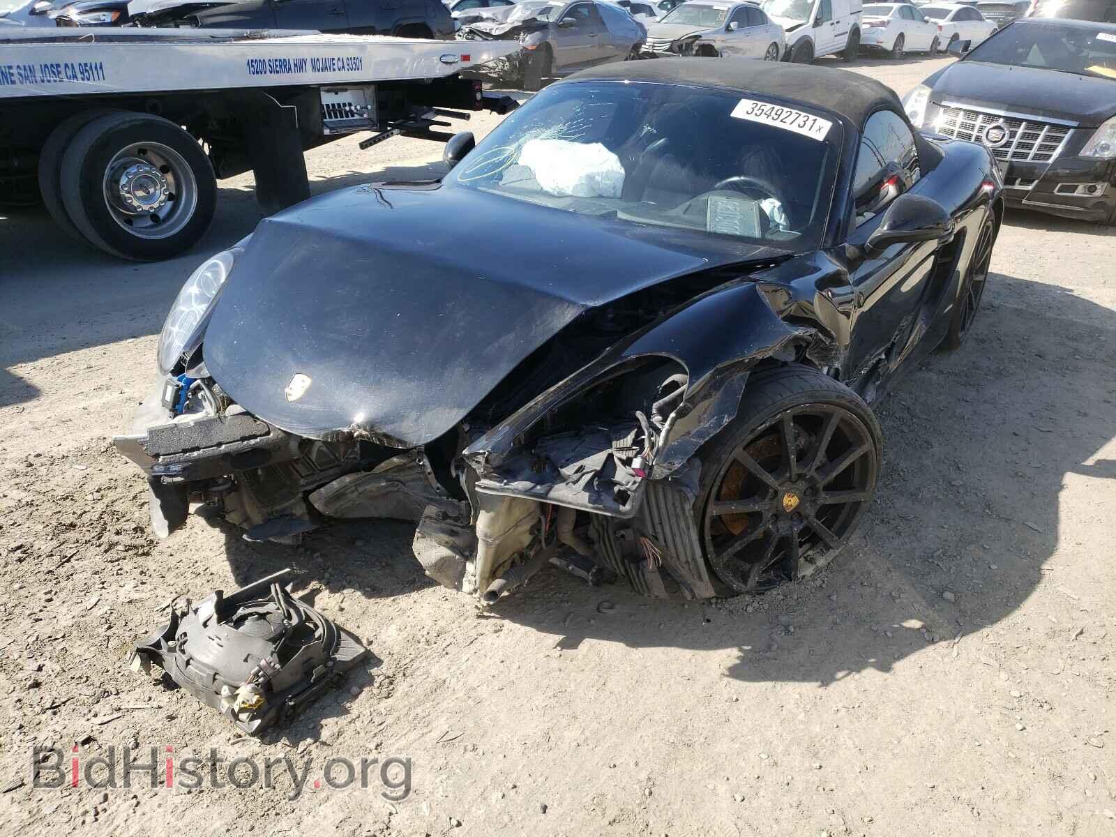 2016 PORSCHE BOXSTER - VIN: WP0CA2A81GS120804 - Фото 2