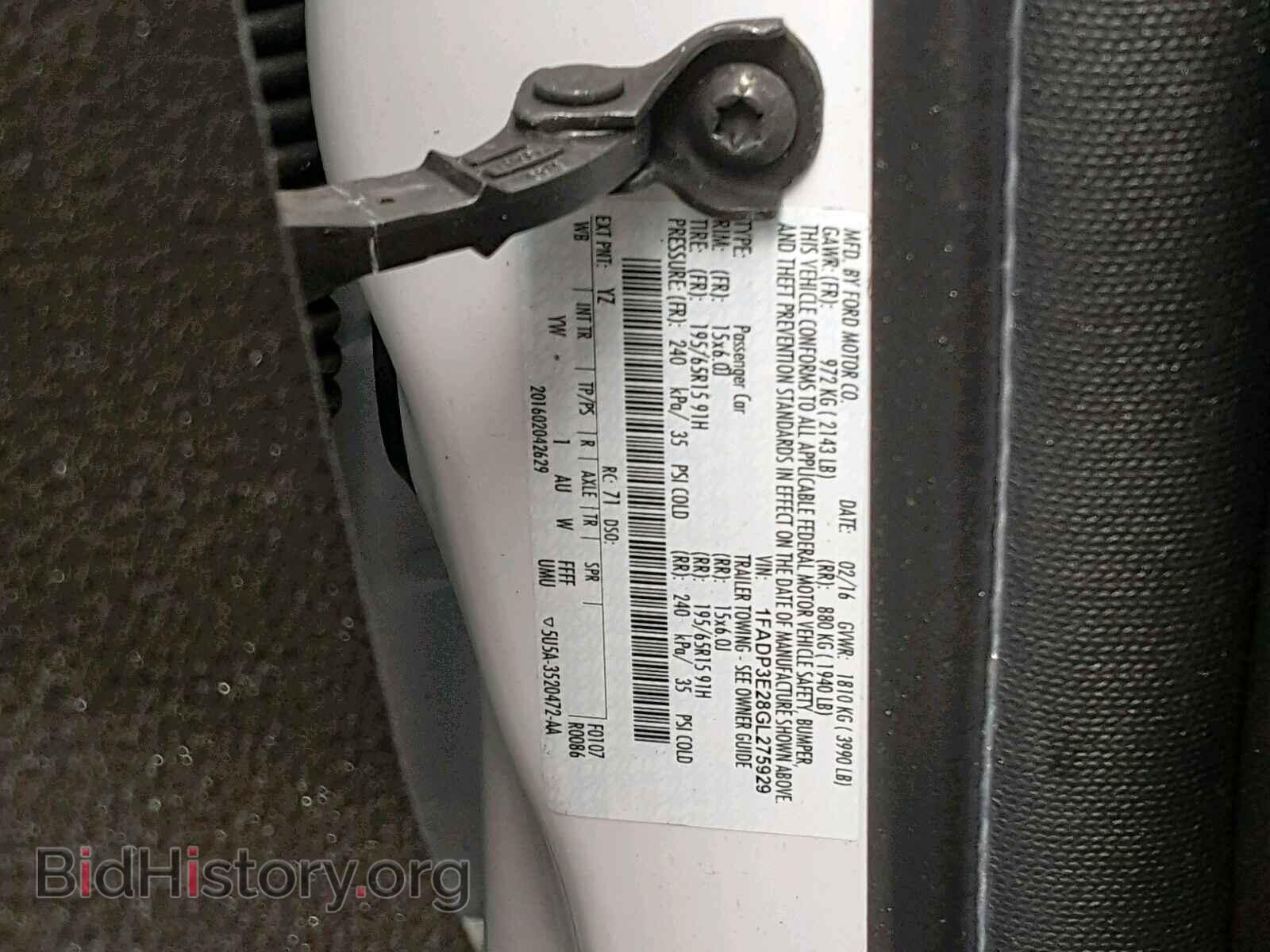 2016 FORD FOCUS - VIN: 1FADP3E28GL275929 - Photo 10