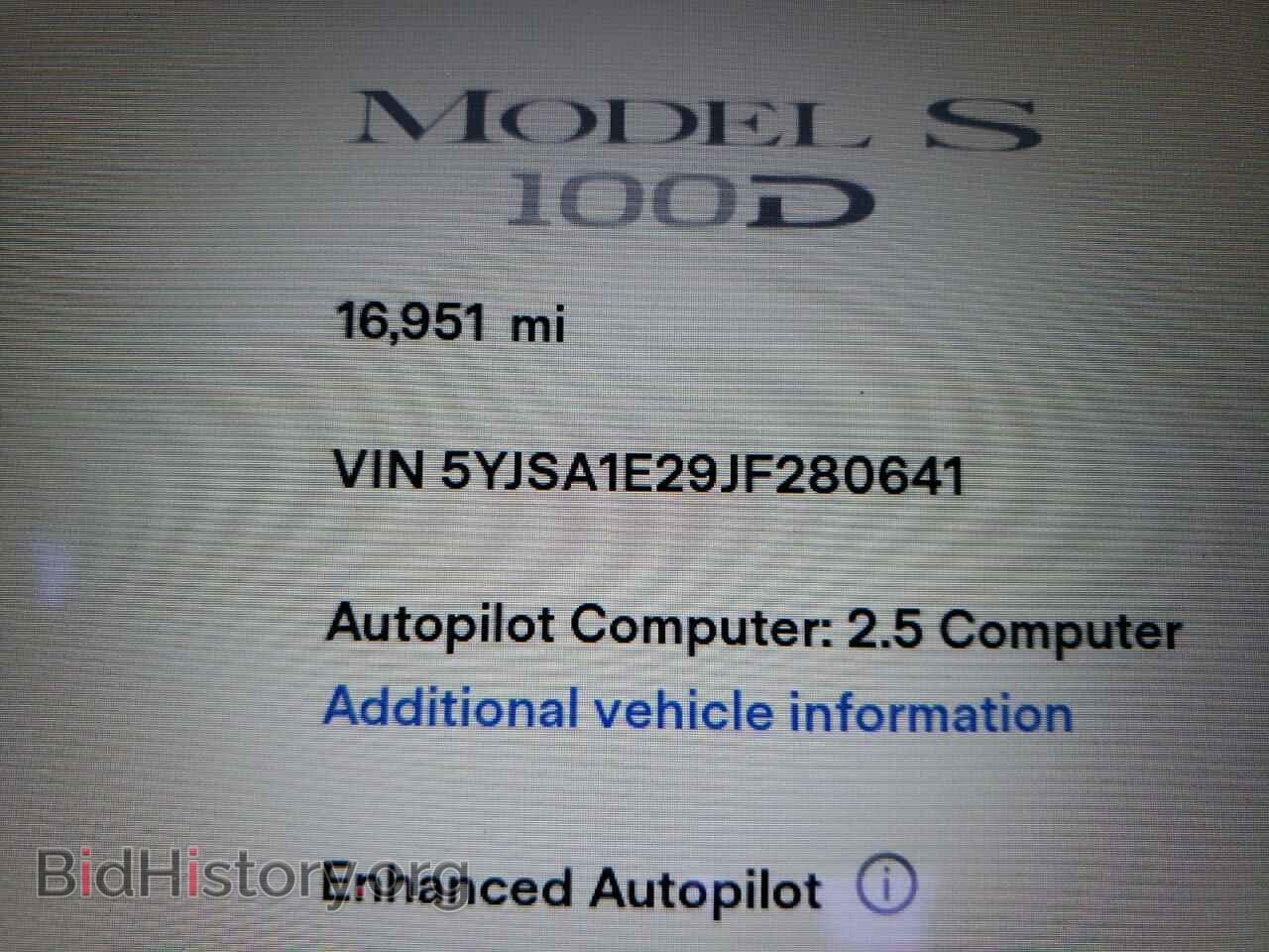 2018 TESLA MODEL S - VIN: 5YJSA1E29JF280641 - Photo 8