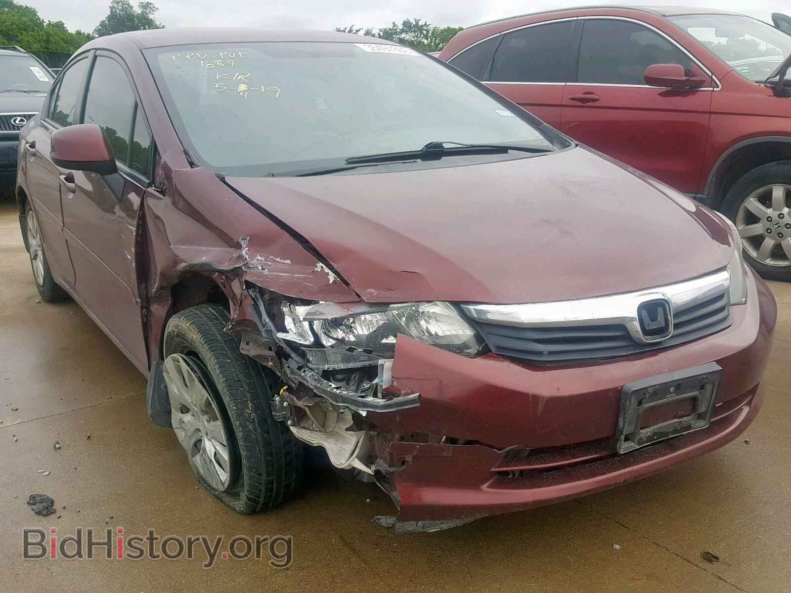 Photo 2HGFB2F59CH604585 - HONDA CIVIC LX 2012