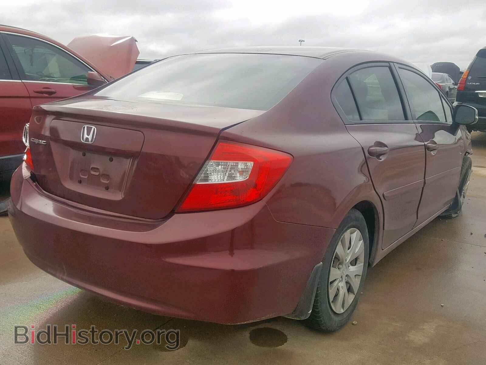2012 HONDA CIVIC LX - VIN: 2HGFB2F59CH604585 - Фото 4