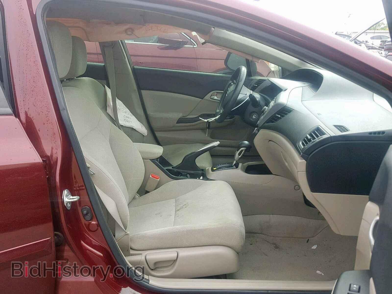 2012 HONDA CIVIC LX - VIN: 2HGFB2F59CH604585 - Фото 5