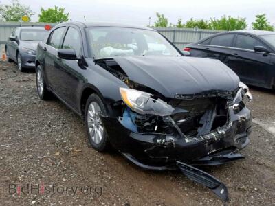2012 Chrysler 200 200 LX, black — VIN 1C3CCBAB2CN105375, Copart