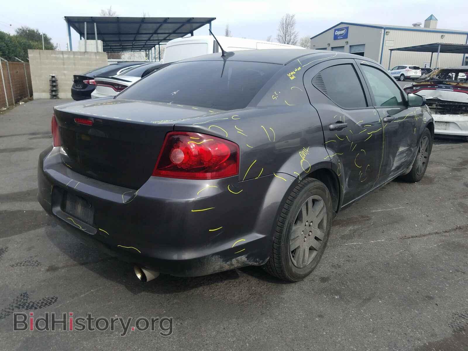 2014 DODGE AVENGER - VIN: 1C3CDZAB1EN193814 - Фото 4