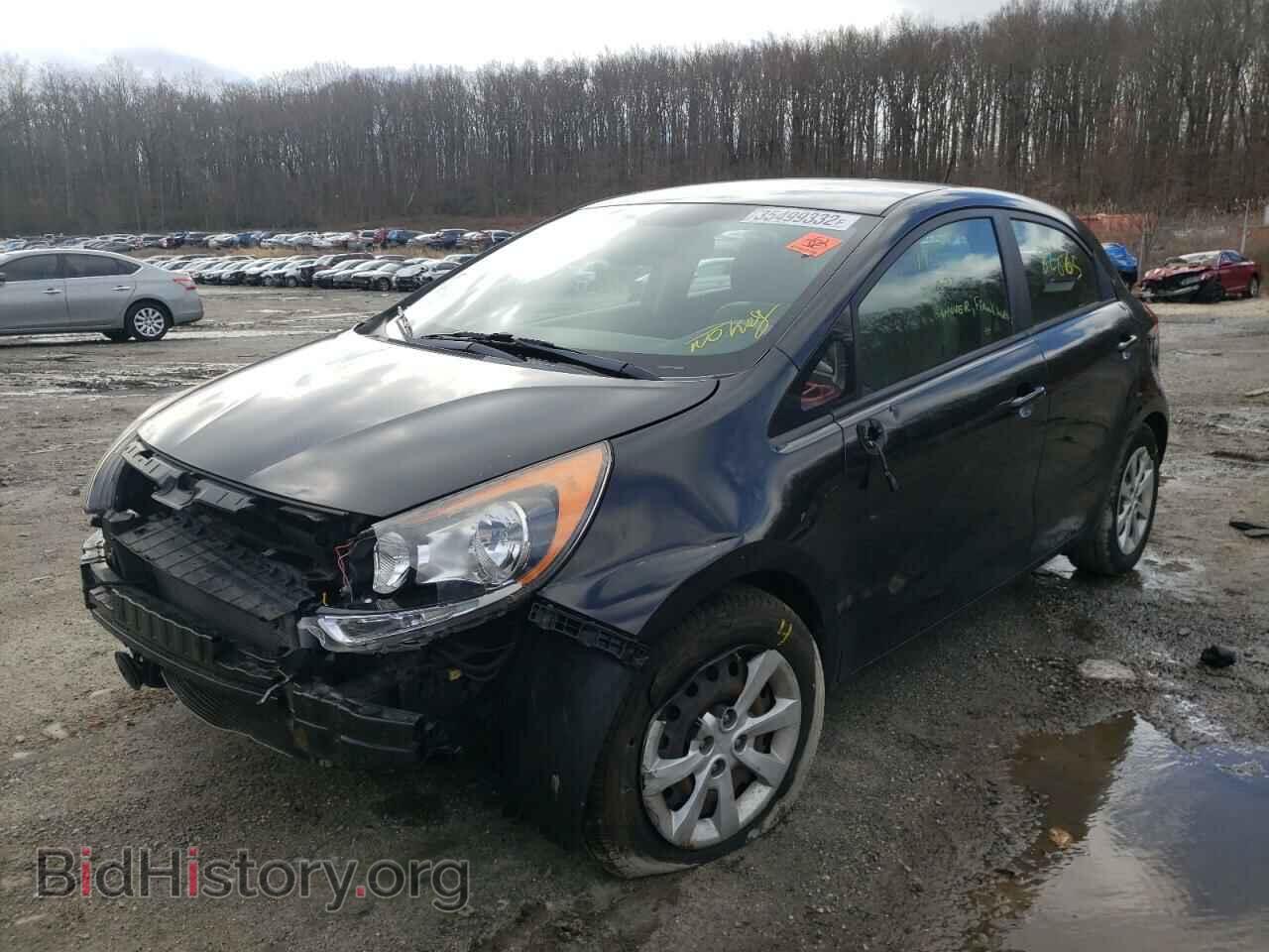 2014 KIA RIO - VIN: KNADM5A34E6369733 - Фото 2