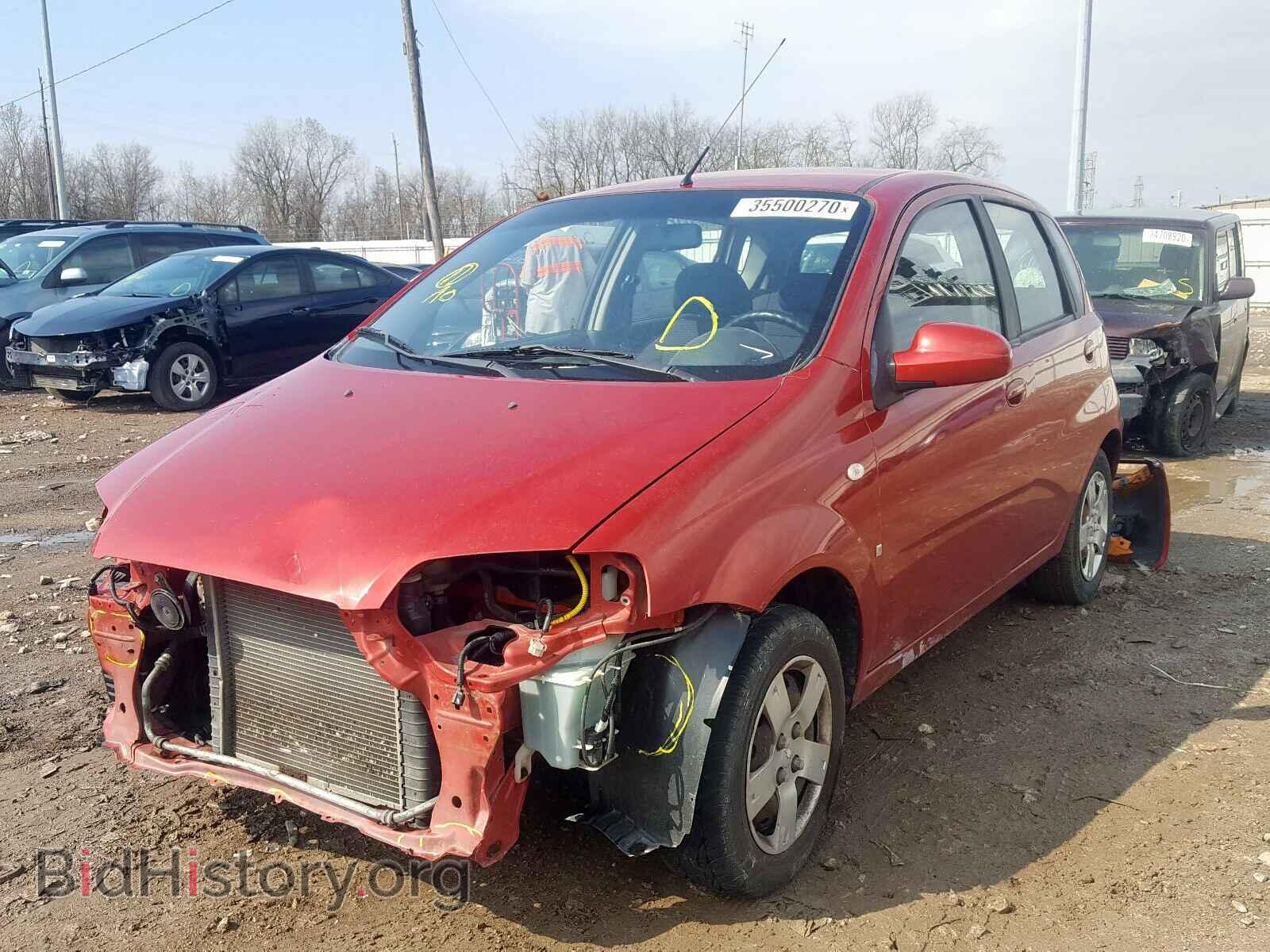 2007 CHEVROLET AVEO - VIN: KL1TD66607B778417 - Фото 2