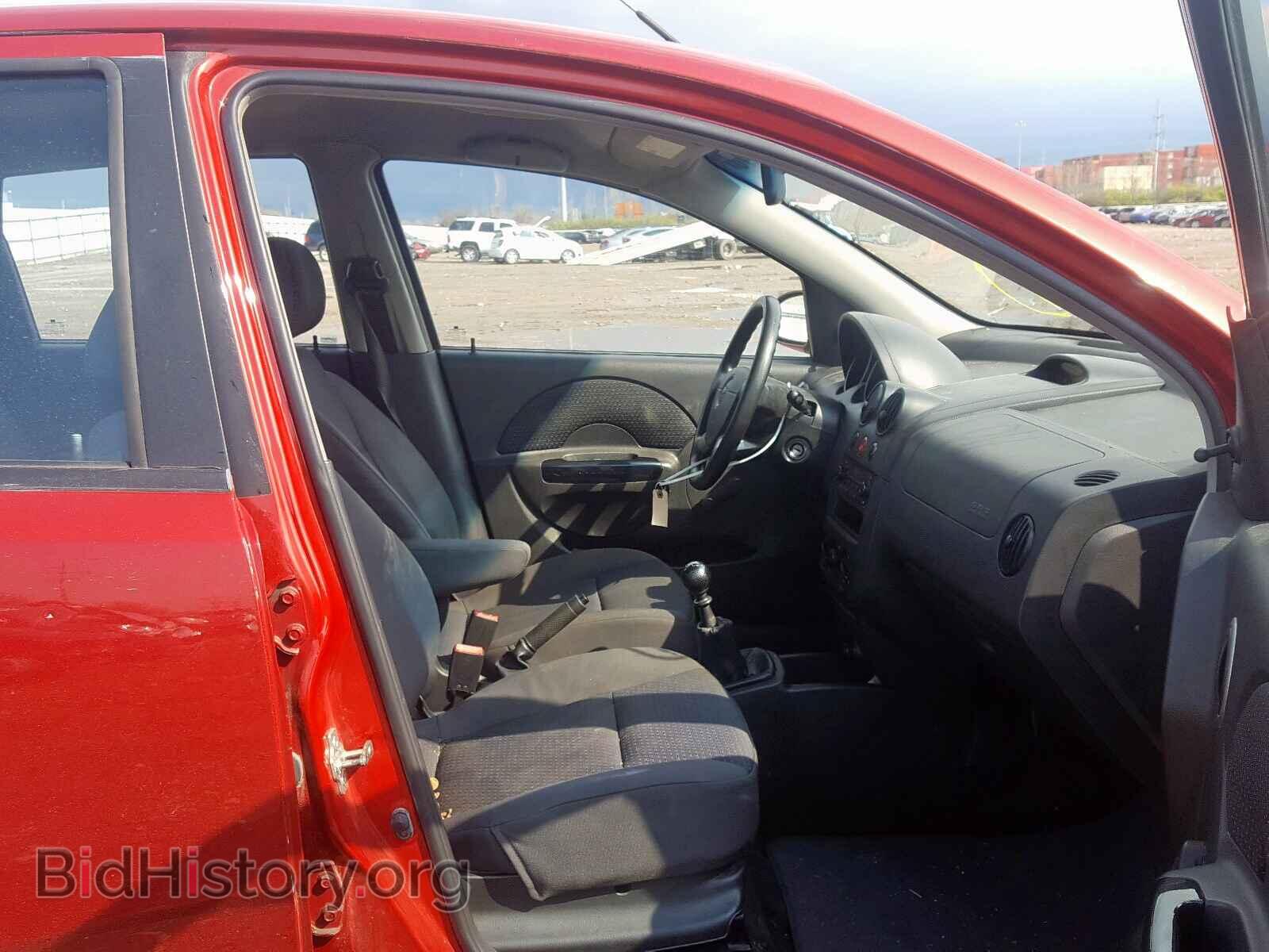 2007 CHEVROLET AVEO - VIN: KL1TD66607B778417 - Фото 5