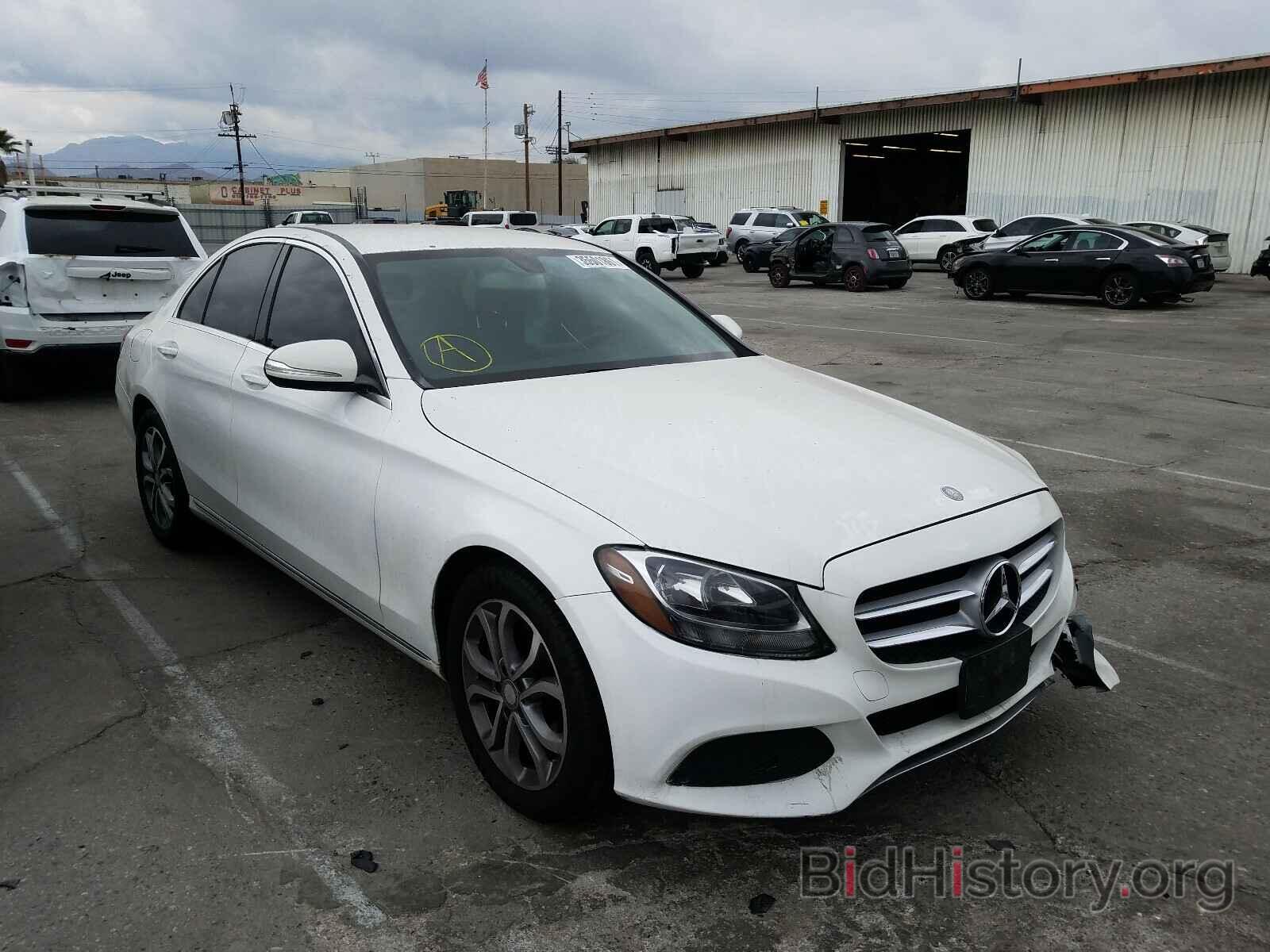 Photo 55SWF4JB6FU045338 - MERCEDES-BENZ C CLASS 2015