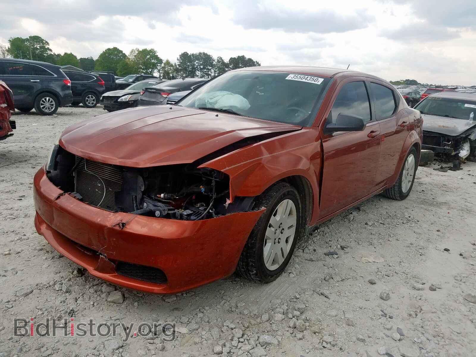 2012 DODGE AVENGER - VIN: 1C3CDZAB0CN266104 - Фото 2