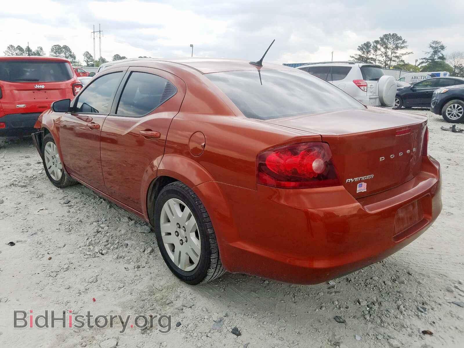 2012 DODGE AVENGER - VIN: 1C3CDZAB0CN266104 - Фото 3